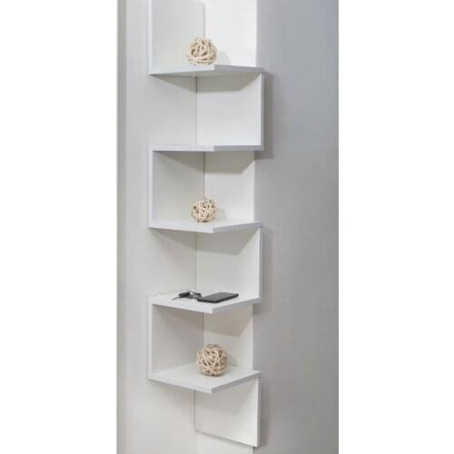 Shelves, European-style minimalist style storage shelves, simple and stylish, exquisite and small, 25x25x138.8 cm, 1 pc