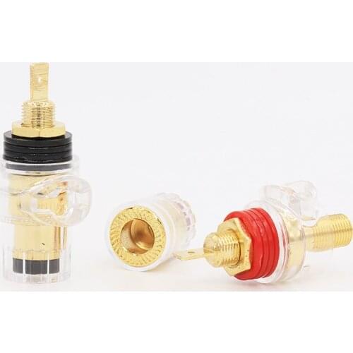 VBP004 Terminal Gold plating Binding Post for Speaker Amplifier 4MM Banana Plug
