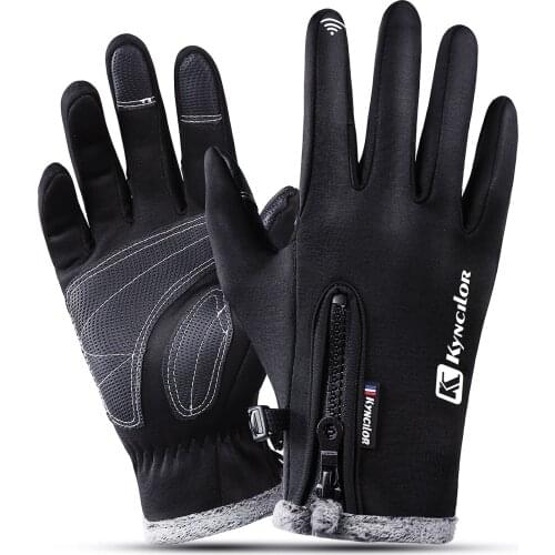 Cycling Gloves Full Finger Winter Waterproof Men Women Touch Screen MTB Bicycle Gloves For Sport Windproof Windstopper Warm 0018