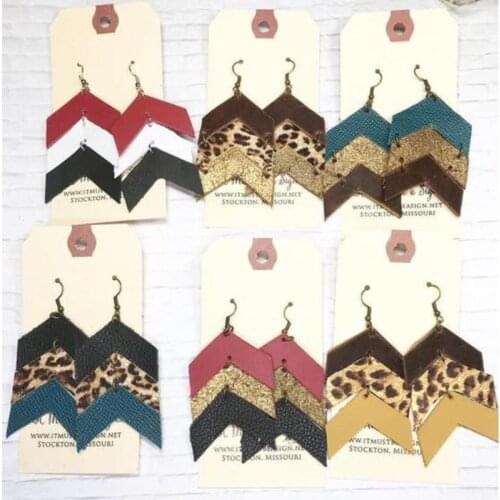 Japan Steel Blade Rule Die Cut Steel Punch Arrow Earrings Cutting Mold Wood Dies for Leather Cutter for Leather Crafts