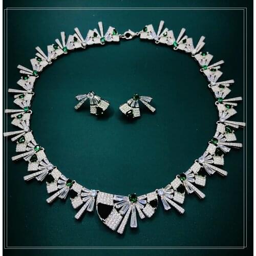 2021 Fashion Trend End Temperament Green Necklace Womens Party Dance Free Delivery High Quality Love Hot Brand Jewellery