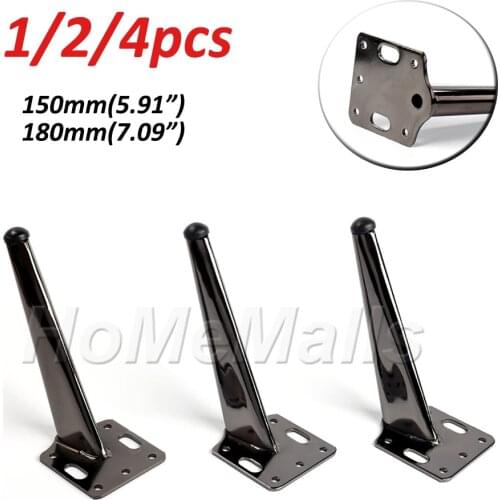 1/2/4pcs Heavy Duty Metal Iron Furniture Legs As Replacement Leg For Bathroom Cabinet Leg Sofa TV Stand Modern Furniture Feet