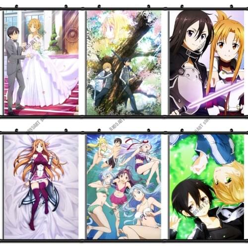 5D Diamond Painting Sword Art Online Anime Embroidery Full Square Drill Diamond Mosaic Cross Stitch Kits Home Decoration