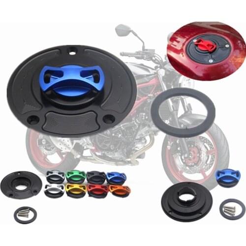 Motorcycle Accessories Oil Cap Tank Fuel Cover CNC Billet Gas Cap for SUZUKI SV1000 / SV1000S 03-06 GSF650F 08-2010 BanditS ALL