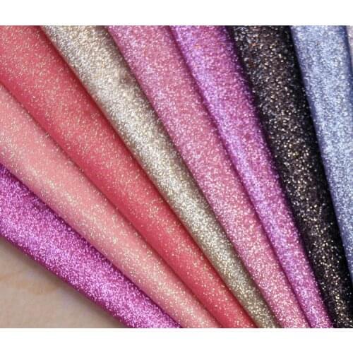 Glitter Flash Faux PU leather fabric/ leather manufacturers china for Shoes, home, furniture, harness, decoration, dressing