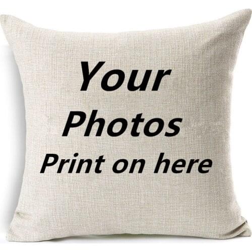 Design Pictures Print Pet wedding life photos customize children friend gift home cushion cover pillowcase decoration wholesale