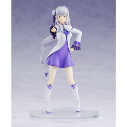 Pre Sale 17Cm Emilia Anime Figure Models Re: Life A Different World From Zero Anime Figurine Periphery Action Toy Figures Models