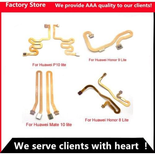 For Huawei Mate 10 20 P10 P20 P30 Honor 8 9 7x lite nova 3 Fingerprint Reader Touch ID Sensor Home Button Connector Flex Cable