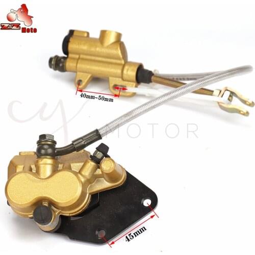 Hydraulic Rear Disc Brake Caliper System 120cc 250cc ATV QUAD Bike Gokart Buggy Motorbike Brakes Accessories