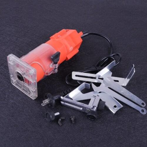 LETAOSK New 220V 300W 30000RPM Wood Edge Trim Router Clean Cuts Power Tool Set Accessories