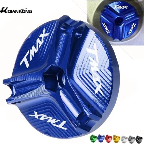 M20*2.5 CNC Motorcycle Engine Moto Oil Cup Fuel Filler Tank Cap Cover For Yamaha TMAX 500/530 T-max 500 2001 2002 2003 2004-2008