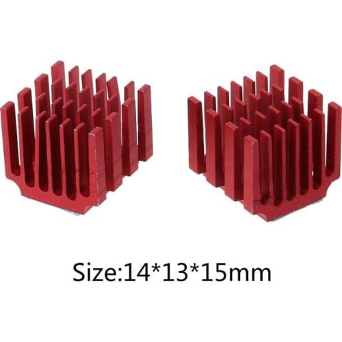 5PCS Heatsink Cooling Heat Sink Block Kit Aluminum Cooler Adhesive Thermal Tape