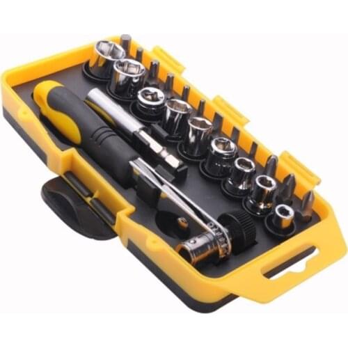 Ratchet Screwdriver Set 23 in 1 Screw Batch Screwdriver Electrical Maintenance Tools