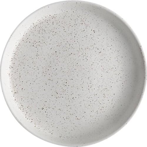 Nordic Ceramic Tableware Bowl And Plate Oblate Dinner Plate Tableware Kitchen Utensils