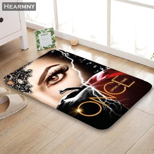 HEARMNY New Doormat Obce Upon A Time Home Mat Machine Made Anti Slip Carpet Living Room/Hallway Bath Mat For Kids Gift