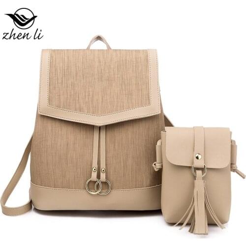 New Designer Fashion Women Leather Backpack purse Soft Touch Multi-Function Small Backpack Female Ladies Shoulder Bag Girl Purse