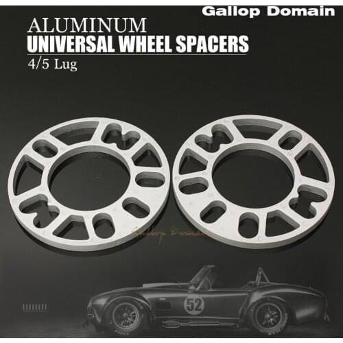 Dallop Domain 2PCS 3/5/8/10 MM ALLOY ALUMINUM WHEEL SPACERS SHIMS PLATE 4&5 STUD FIT FOR PEUGEOT FREE SHIPPING Car-Styling