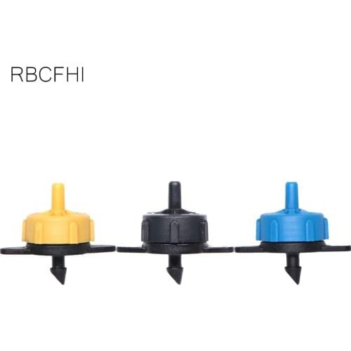 RBCFHl 100PCS 2L 4L 8L Garden plant Water Micro Flow Regulator Irrigation Drippers Fixed Flow Pressure Compensating Emitter Head
