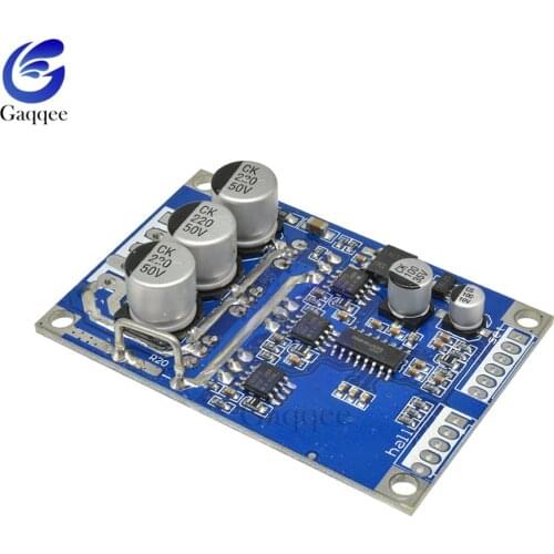 PWM Hall Motor Balancing Brushless Motor Controller DC 12V-36V 500W Automotive Balanced BLDC Car Driver Control Board Module