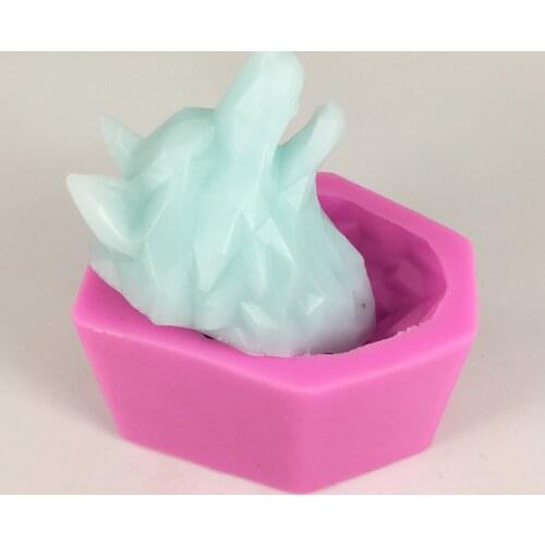 Luyou 3D Animal Wolf Fondant Cake Silicone Mold Cupcake Chocolate Clay Glue Decoration Tools Baking Molds FM1513
