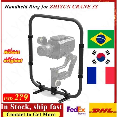 SmallRig CRANE 3S Handheld Ring for ZHIYUN CRANE 3S Handheld Stabilizer Ring With 25mm Rod Clamp&Adjustable Support Feet - 2858