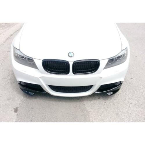 Tec E90 For For BMW 3 series 2008 2009 2010 2011 2012 front BUMPER Splitter Flap corner piano glossy black