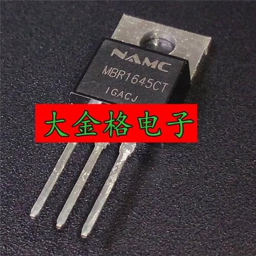 In Stock 100% New&original 5pcs/lot MBR1645CT TO-220 16A 45V
