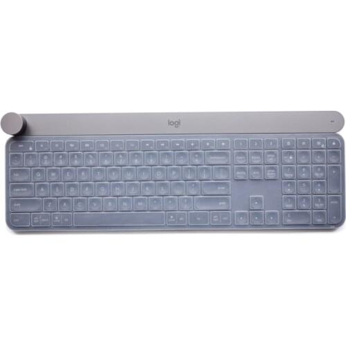 Waterproof dustproof Clear Silicone Keyboard Protector Covers Guard for Logitech Craft Advanced MX Keys keyboard