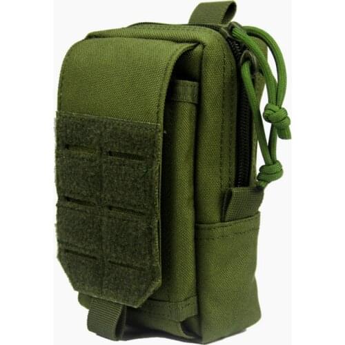 Military Tactical Molle EDC Pouch Small Utility Gadget Belt Waist Pack Phone Holder Medical Outdoor Hiking Hunting Camping Bags