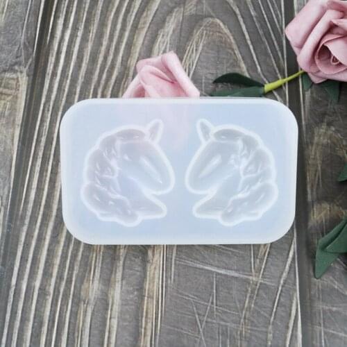 DIY Two-even Unicorn UV Resin Jewelry Resin Molds Handcraft Jewelry Tools Jewelry Accessories