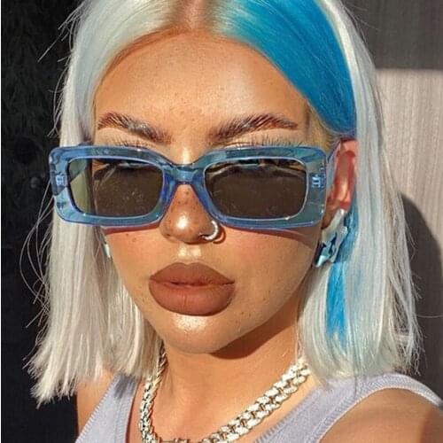 Womens sunglasses trending women fashion 2020 Square sunglasses woman vintage small Brand Designer gafas de sol