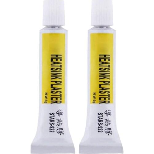 1PC Heatsink Plaster Thermal Grease Paste Silicon Scraper Cooler Silicone Adhesive Cooling Strong Compound Glue For Heat Sink