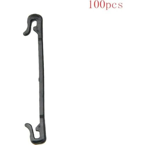 100pcs Garden Plant Vines Tied Buckle Fixed Lashing Hook Agricultural Greenhouse Vegetable Gadget Garden Plastic Planters AB