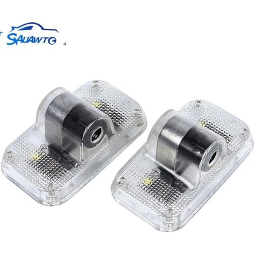 2pcs Car Logo Ghost Shadow Emblems Welcome Projector Door Lights For Nissan Sylphy X-trail T31 Murano Z51 GT-R R35 Old Teana J31