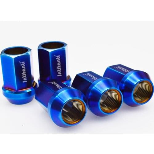 Titanium alloy automotive wheel nut