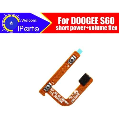 DOOGEE S60 Short Button Flex Cable 100% Original Power+Volume Button FPC Wire Flex Cable repair accessories for DOOGEE S60