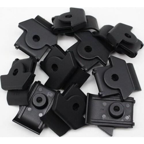 10Pcs Fender Liner Clip Splash Shield Retainer#10 Screw Nylon U Nut Fits For Nissan 63848-35F00