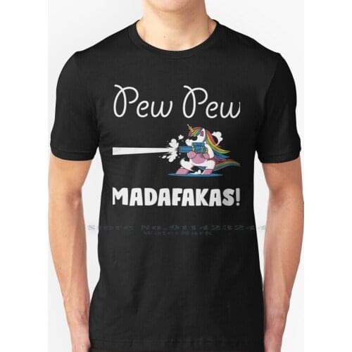 Madafakas Unicorn T Shirt 100% Pure Cotton Madafakas Unicorn Creative Trending Vintage Cool Gift Euro Us Size Big Size
