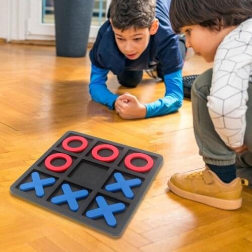 Parent-Child Interaction Leisure Board Game OX Chess Funny Developing Intelligent Educational Toys Puzzles Game Kids Gift