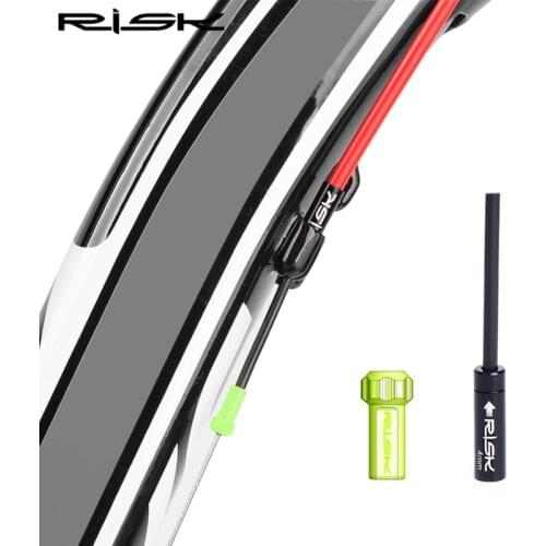 RISK Bicycle Brake Shifting Slick Lube Catheter Mountain Road Bike Brake Cable Oiling Nosed End Cap Tube Inner Pipe Housing Caps