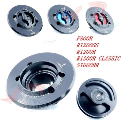 Motorcycle CNC Keyless Gas Fuel Tank Cap Cover For BMW F800 R R1200 GS R1200 R / R1200R CLASSIC S1000 RR