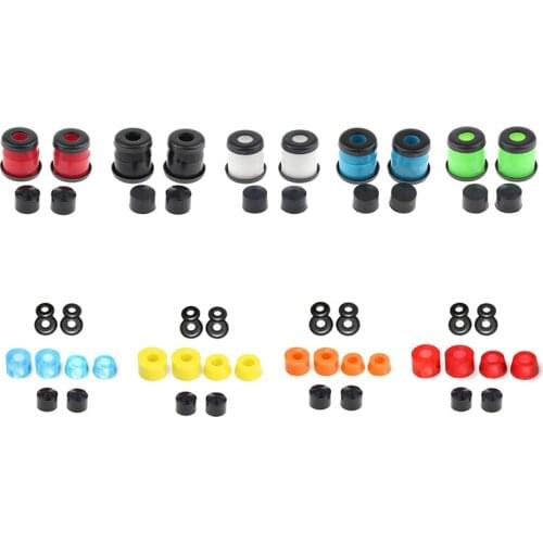 1 Set Skateboard Truck Rebuild Kit Bushings Washers Pivot Cups Shock Absorber Polyurethane For 5 In Bracket Scooter Accessories