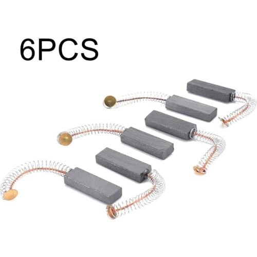 6 Pcs Motor Carbon Brushes Set 30*11*6mm Replacement Accessories For Generic Electric Power Tools Parts