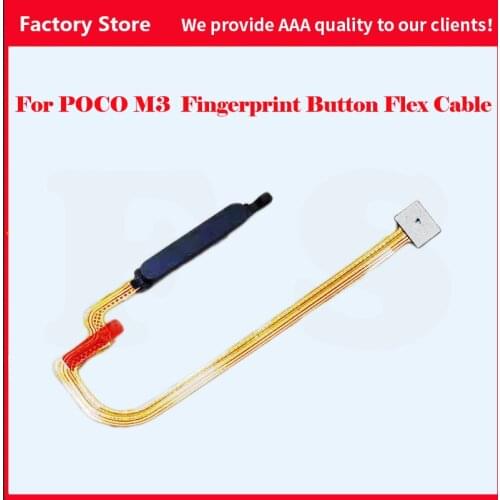 Original Fingerprint Flex Cable For Xiaomi POCO M3 Fingerprint Sensor Flex Cable For xiaomi poco m3 Fingerprint Sensor