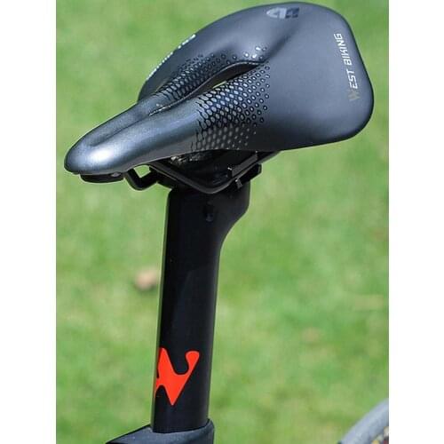 Mountain Bike Saddle Comfortable Cushion Hollow Breathable Seat