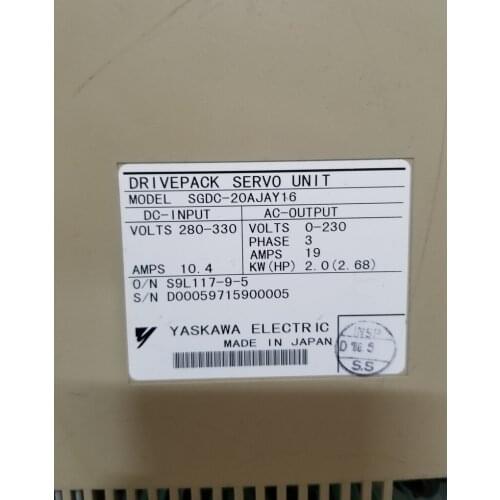 SGDC-20AJAY16 servo driver , used one, 85% appearance new , good working , free shipping