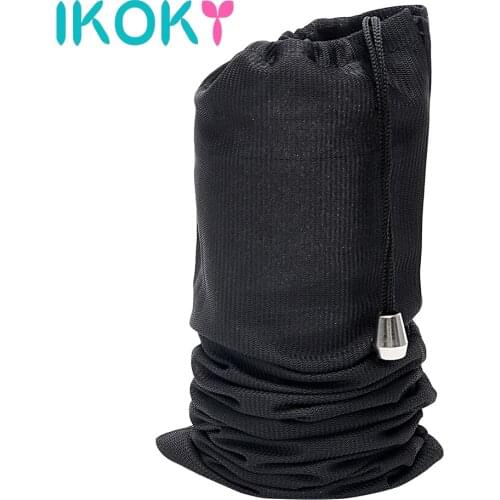 IKOKY Discreet Storage Bags Sexy Dildo Hidden Pouch Special Secret Storage Cover Sex Toys for Vibrator Penis Anal Plug 14*30cm