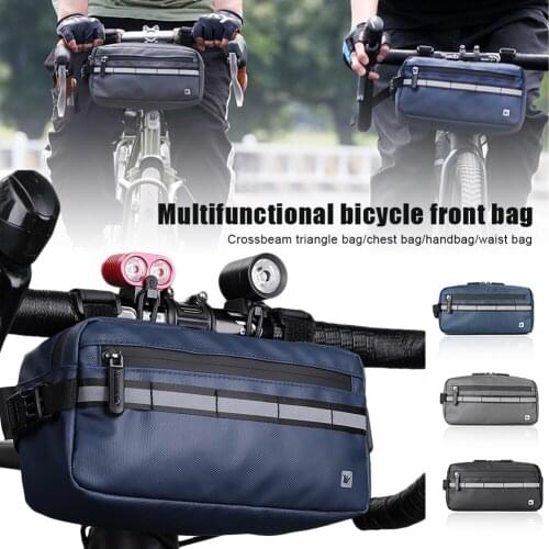 2021 Modern Style Multifunction Portable Handlebar Bag Bicycle Bags Frame Pannier Bag Waterproof Shoulder Bag Bike Accessorie