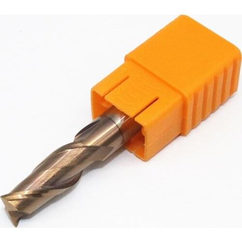 1PCS HRC60 10mm Solid Carbide Flat End mills D10X25LXD10X75L 2Flute Standard Length Slotted Face Mills