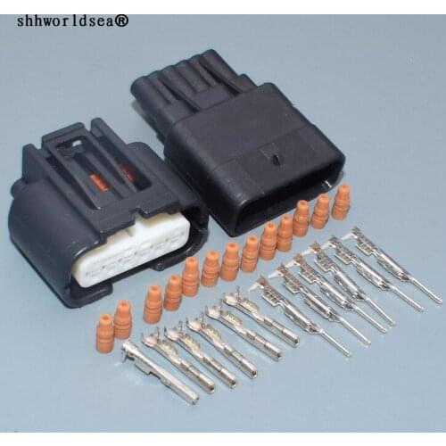 Worldgolden 0.6mm Female Male 6 Pin Electrical Accelerator Pedal Sensor Connector Auto Plug For Honda Acura Nissan 7287-1380-30